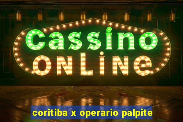 coritiba x operario palpite